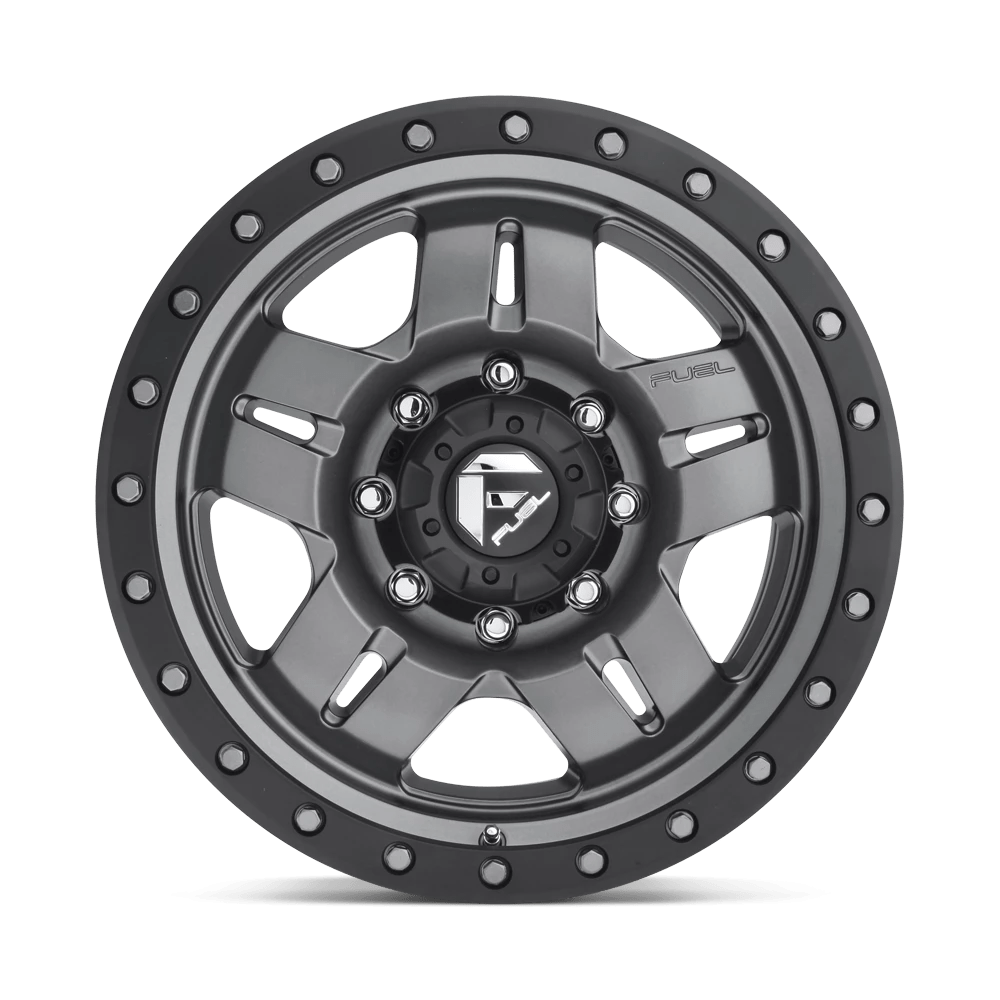Felga aluminiowa D558 Anza Matte GUN Metal Black Bead Ring Fuel - obrazek 3