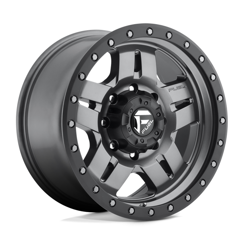 Felga aluminiowa D558 Anza Matte GUN Metal Black Bead Ring Fuel