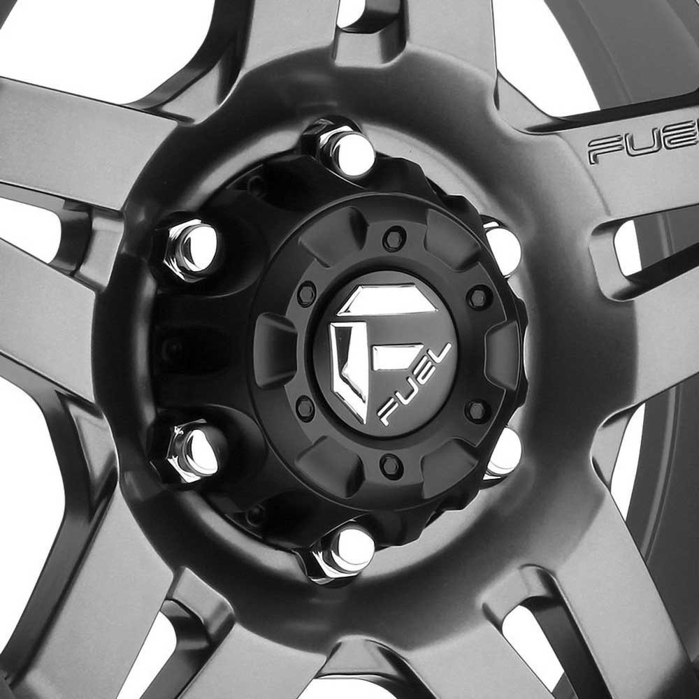 Felga aluminiowa D558 Anza Matte Gunmetal/Black Bead Ring Fuel - obrazek 3