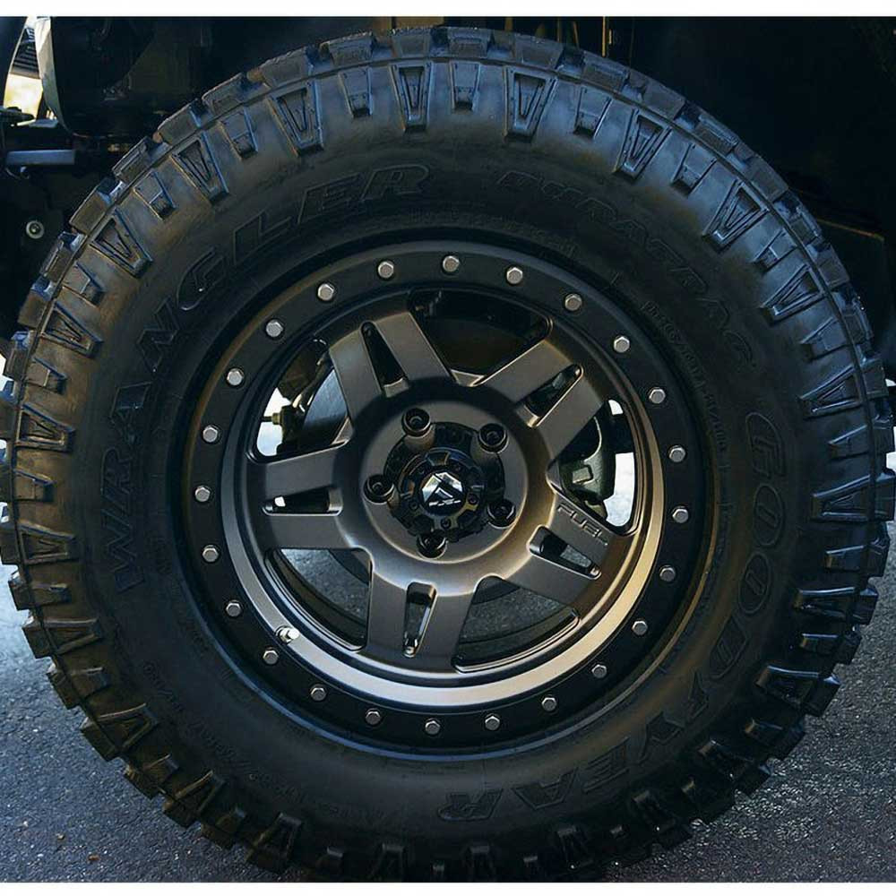 Felga aluminiowa D558 Anza Matte Gunmetal/Black Bead Ring Fuel - obrazek 4