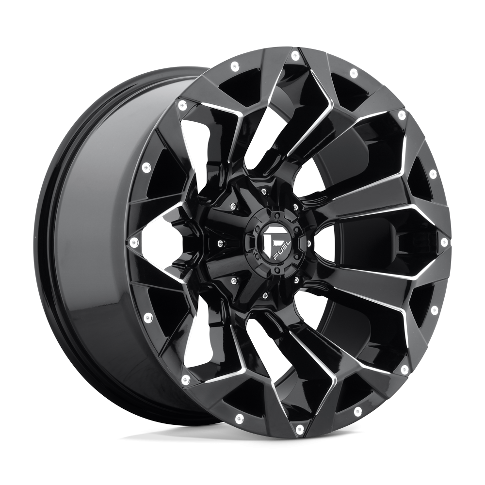 Felga aluminiowa D576 ASSAULT Gloss Black Milled FUEL
