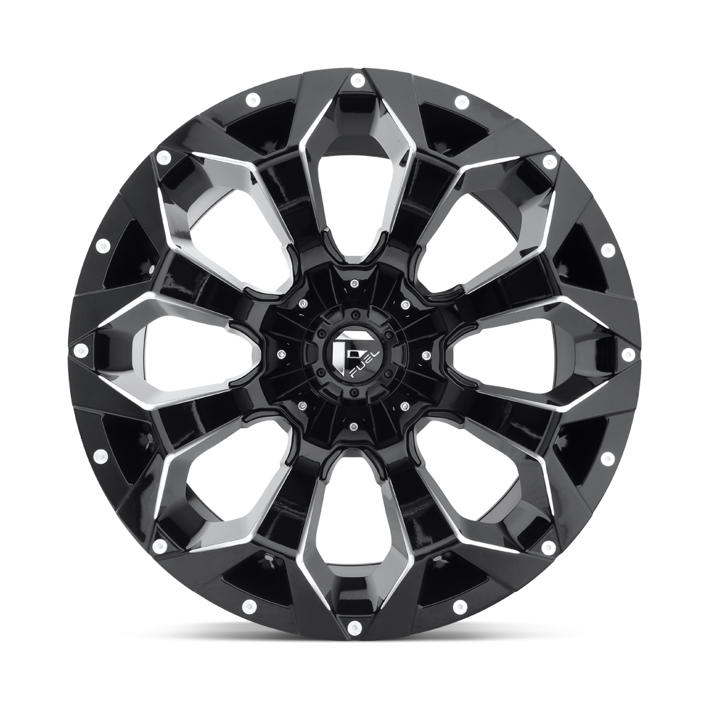 Felga aluminiowa D576 ASSAULT Gloss Black Milled FUEL - Image 3