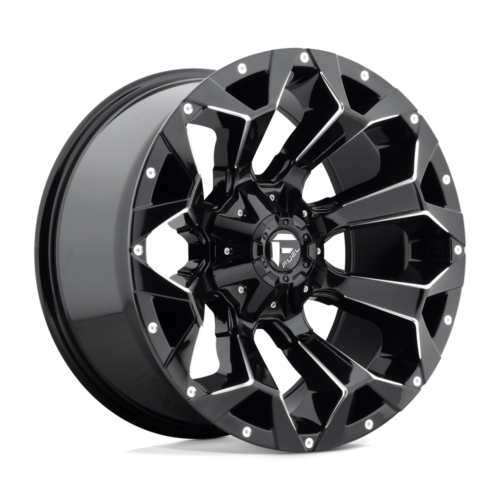 Felga aluminiowa D576 ASSAULT Gloss Black Milled FUEL