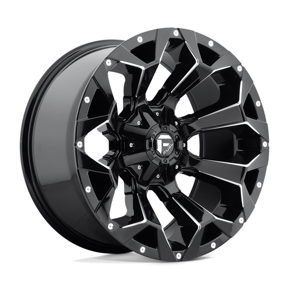 Felga aluminiowa D576 Assault Gloss Black Milled Fuel