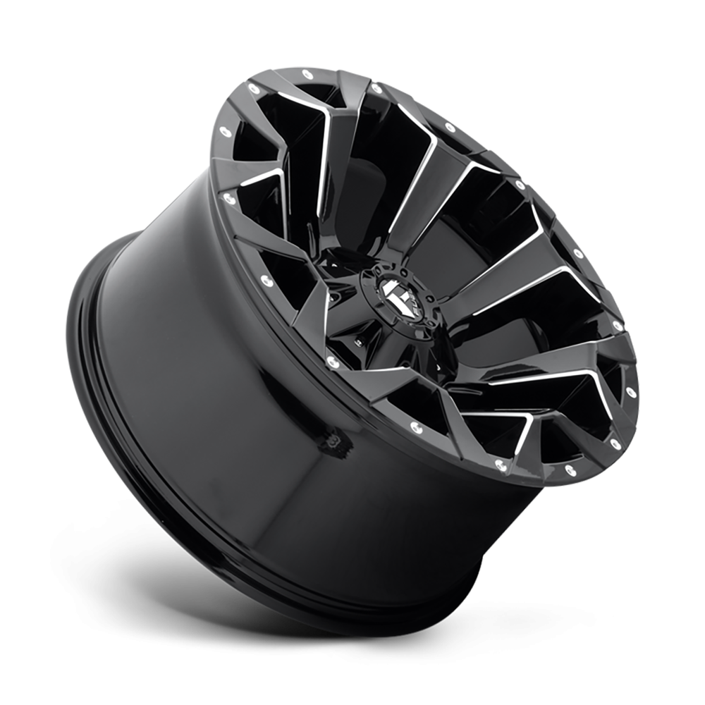 Felga aluminiowa D576 Assault Gloss Black Milled Fuel - obrazek 2