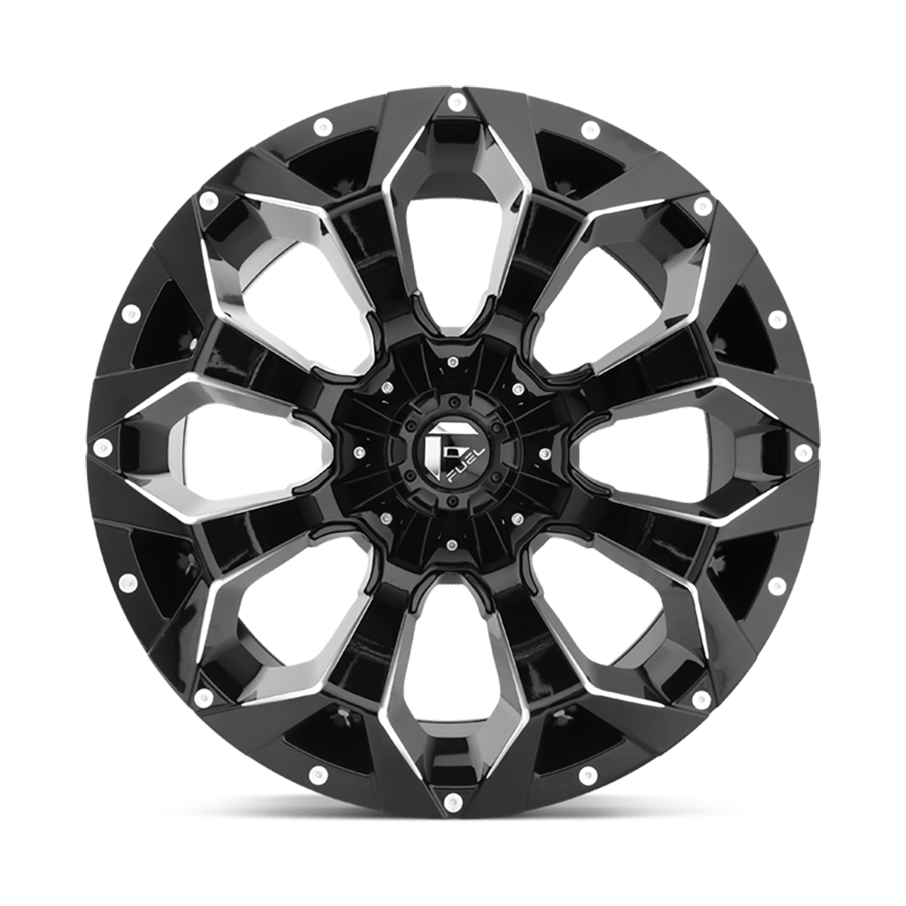 Felga aluminiowa D576 Assault Gloss Black Milled Fuel - obrazek 3