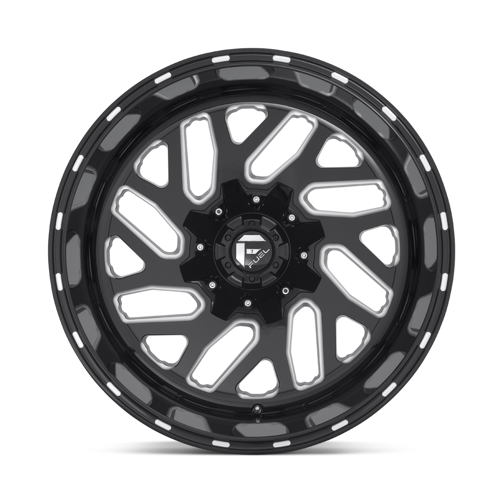 Felga aluminiowa D581 TRITON Gloss Black Milled FUEL - Image 3
