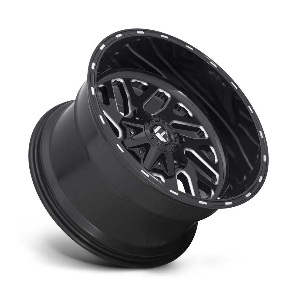 Felga aluminiowa D581 TRITON Gloss Black Milled FUEL - Image 2