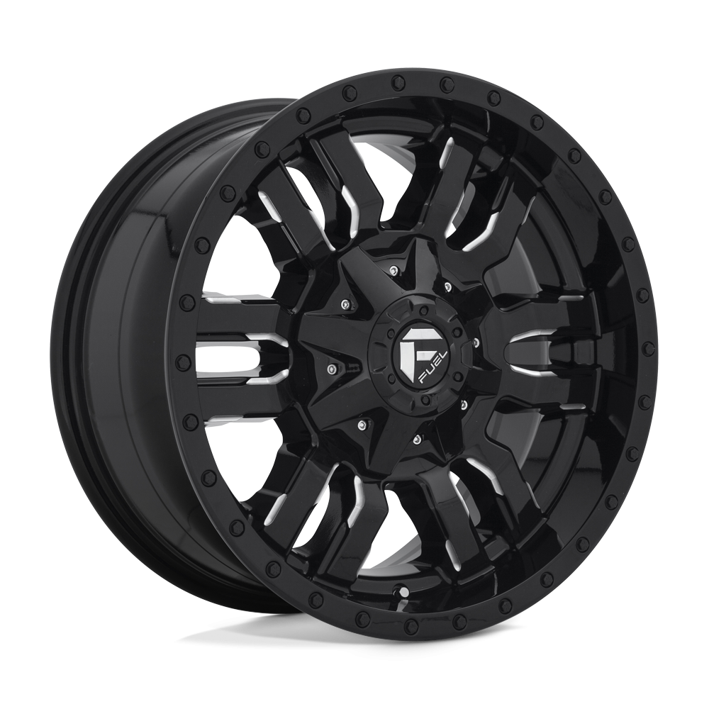 Felga aluminiowa D595 SLEDGE Gloss Black Milled FUEL