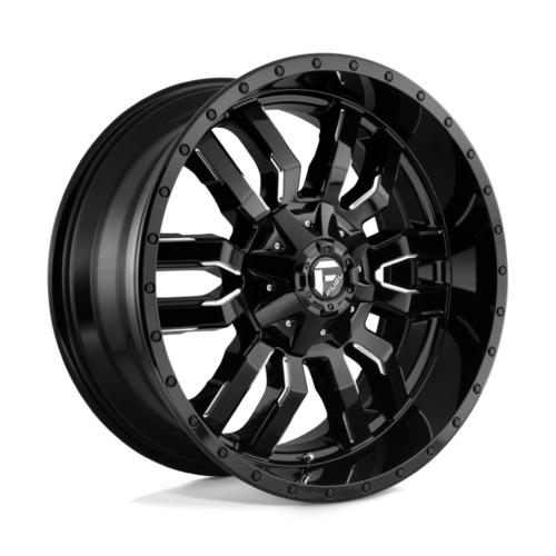 Felga aluminiowa D595 SLEDGE Gloss Black Milled FUEL