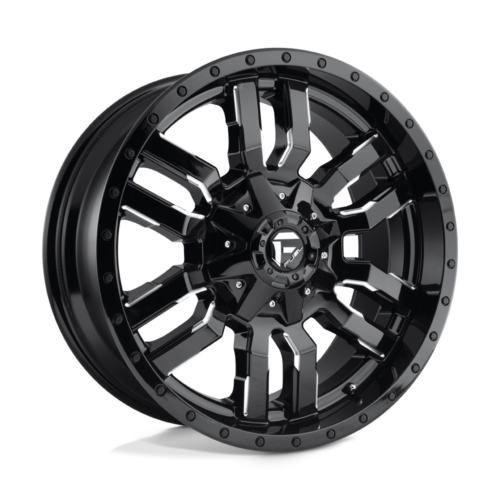 Felga aluminiowa D595 SLEDGE Gloss Black Milled FUEL