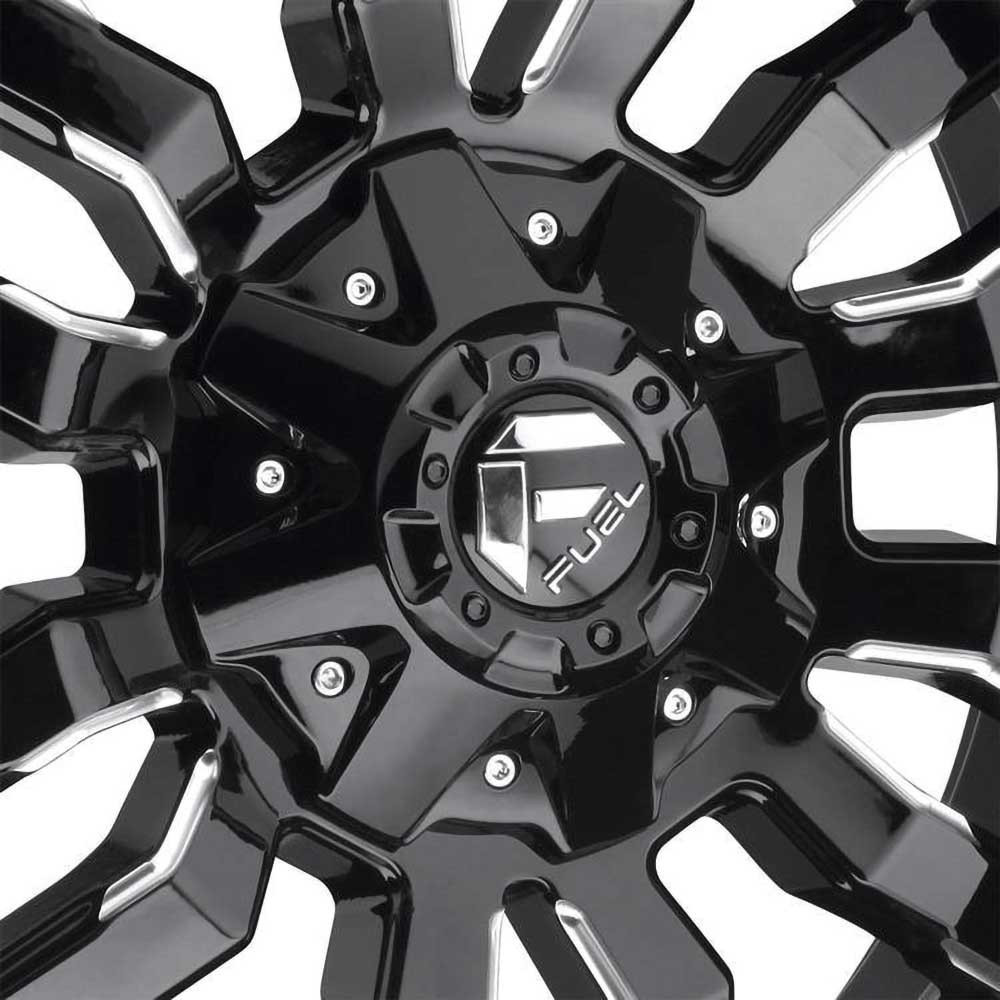Felga aluminiowa D596 Sledge Matte Black/Gloss Black Lip Fuel - obrazek 4