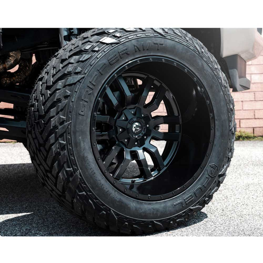 Felga aluminiowa D596 Sledge Matte Black/Gloss Black Lip Fuel - obrazek 6
