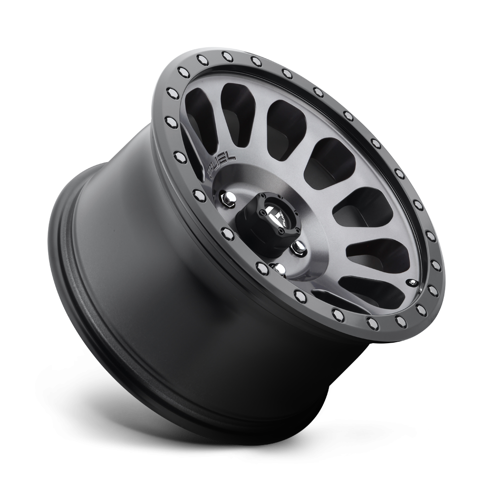 Felga aluminiowa D601 VECTOR Matte Gun Metal Black Bead Ring FUEL - Image 3
