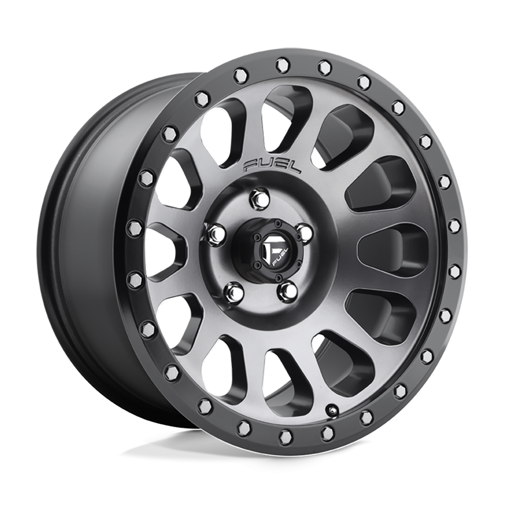 Felga aluminiowa D601 Vector Matte GUN Metal Black Bead Ring Fuel