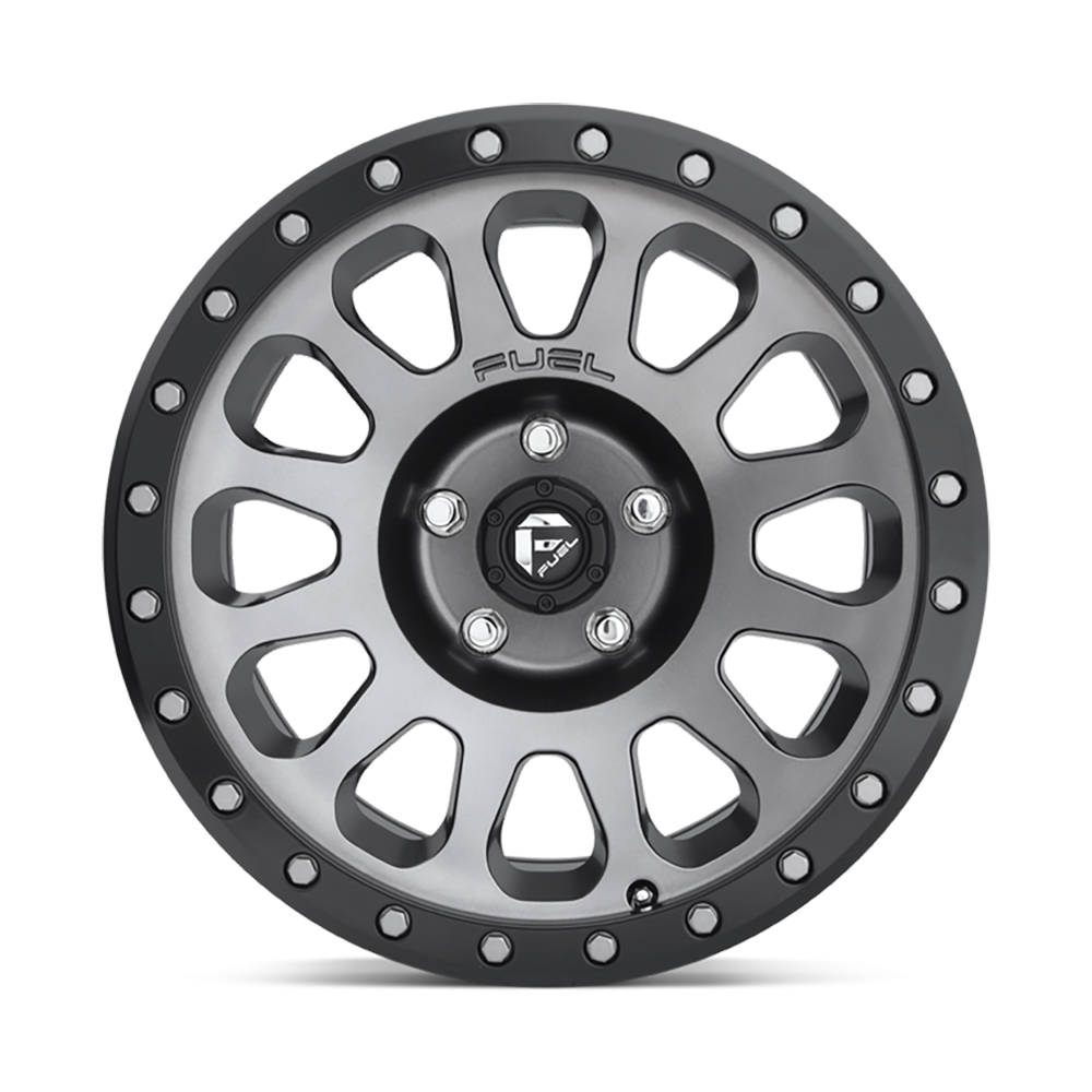 Felga aluminiowa D601 Vector Matte GUN Metal Black Bead Ring Fuel - obrazek 2