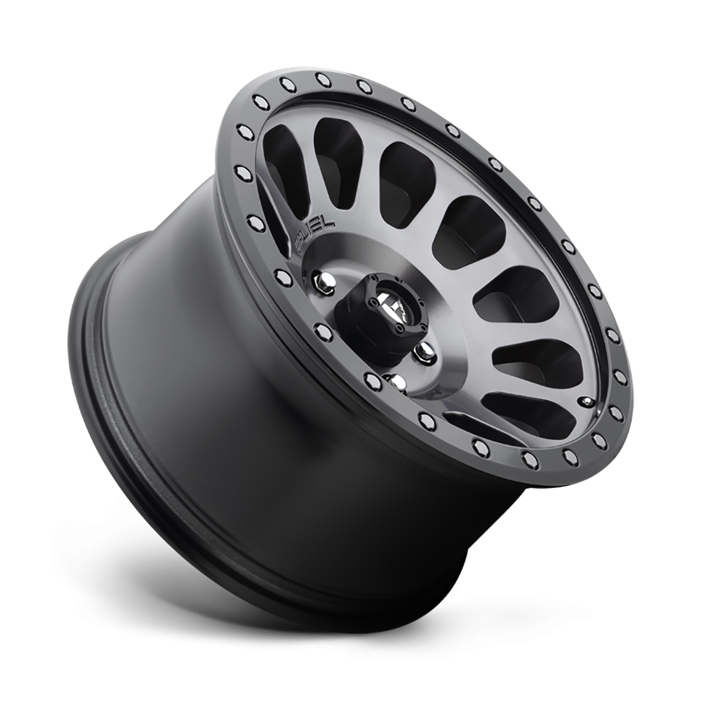 Felga aluminiowa D601 Vector Matte GUN Metal Black Bead Ring Fuel - obrazek 3