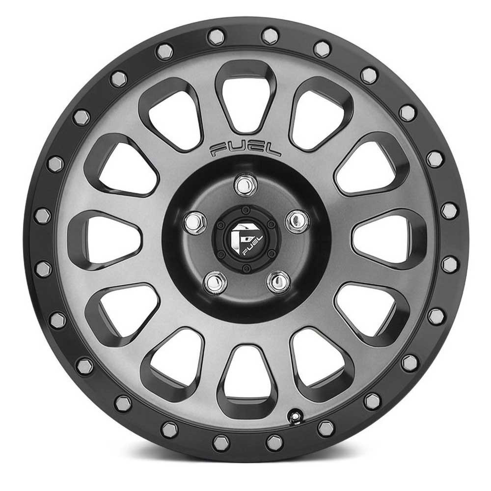 Felga aluminiowa D601 Vector Matte Gunmetal/Black Bead Ring Fuel - obrazek 3