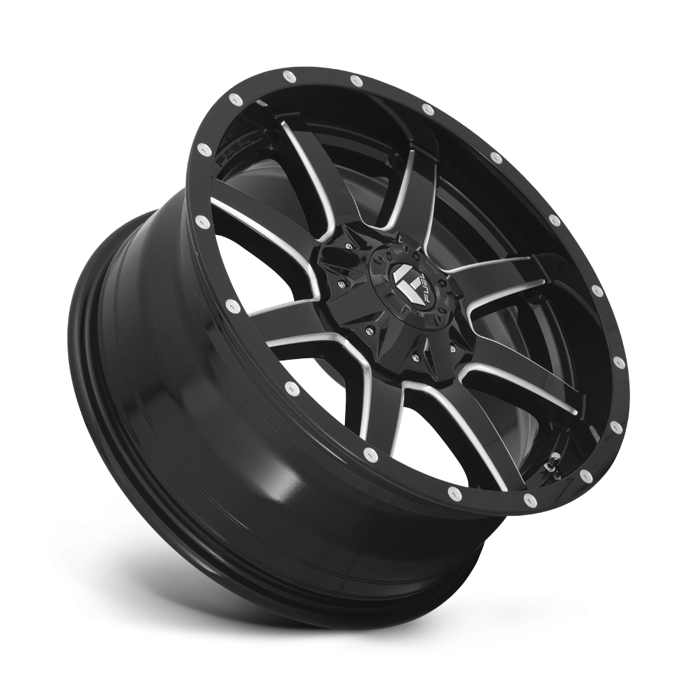 Felga aluminiowa D610 MAVERICK Gloss Black Milled FUEL - obrazek 2