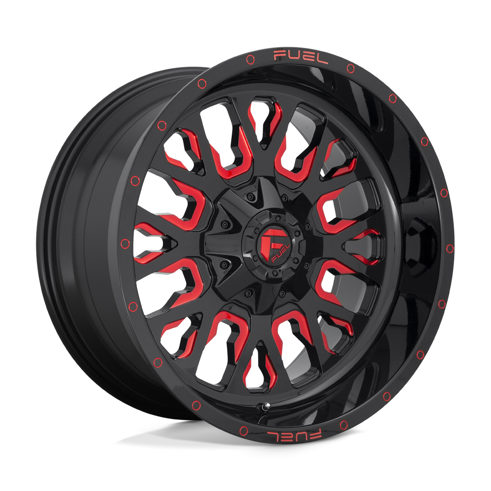 Felga aluminiowa D612 STROKE Gloss Black Red Tinted Clear FUEL