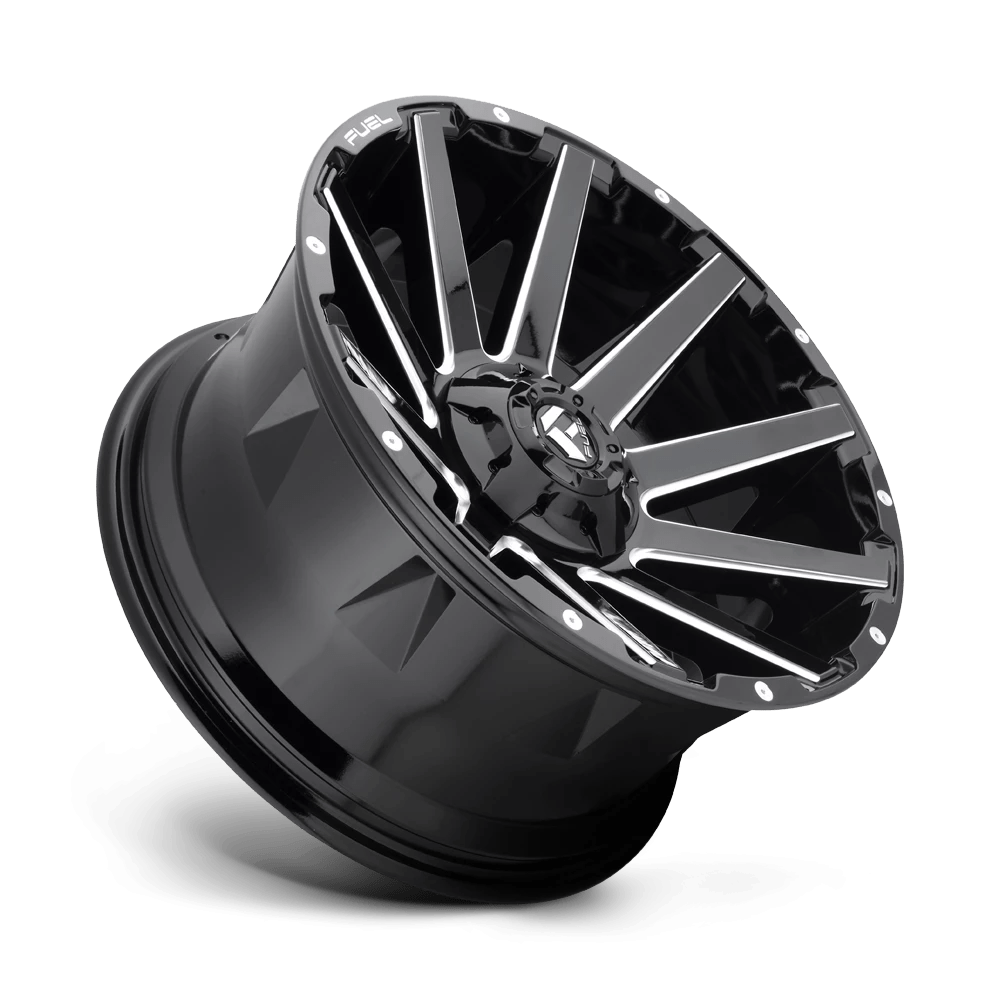 Felga aluminiowa D615 Contra Gloss Black Milled Fuel - obrazek 2