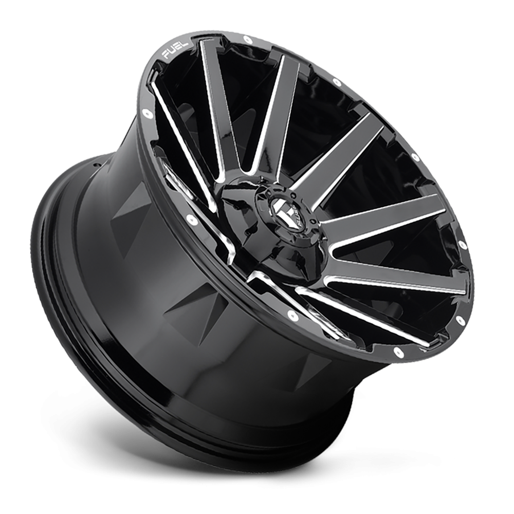Felga aluminiowa D615 Contra Gloss Black Milled Fuel - Image 2