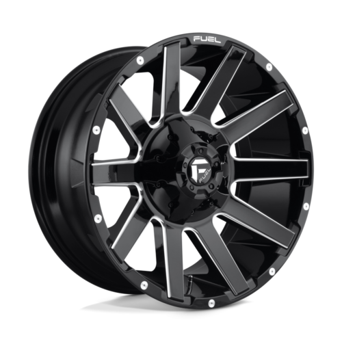 Felga aluminiowa D615 CONTRA Gloss Black Milled FUEL
