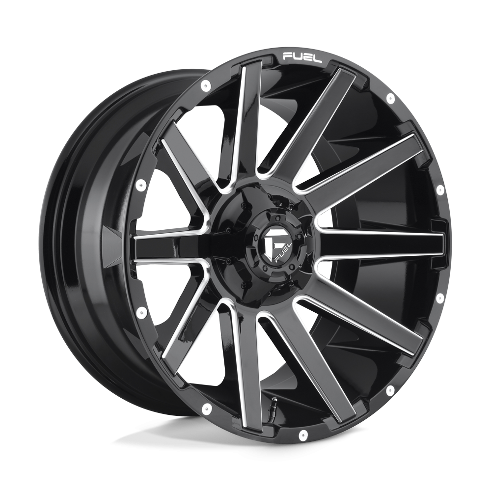 Felga aluminiowa D615 CONTRA Gloss Black Milled FUEL