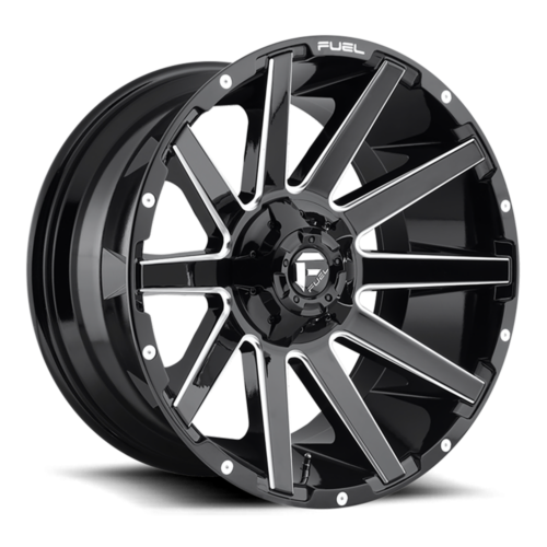 Felga aluminiowa D615 Contra Gloss Black Milled Fuel