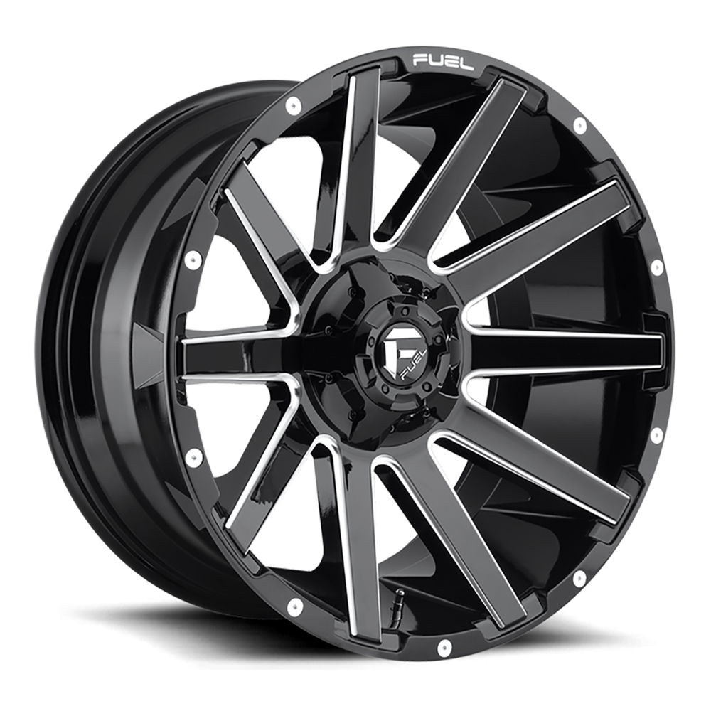 Felga aluminiowa D615 Contra Gloss Black Milled Fuel