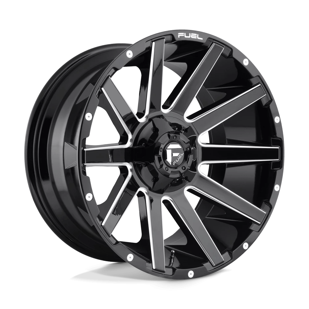 Felga aluminiowa D615 Contra Gloss Black Milled Fuel