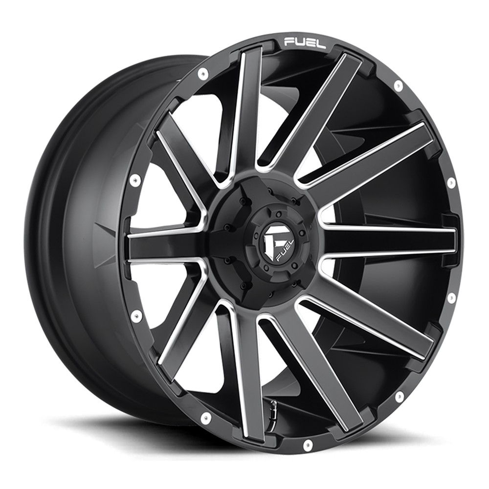 Felga aluminiowa D616 Contra Matte Black Milled Fuel