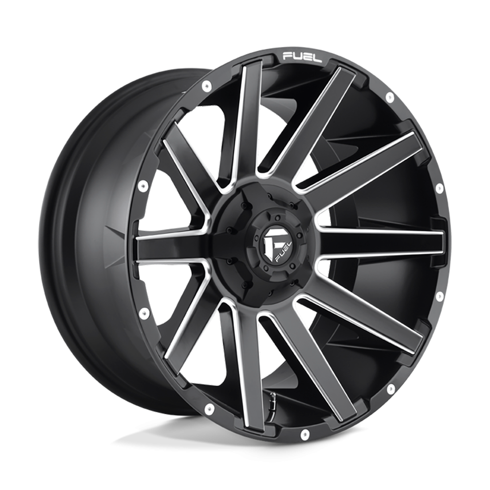 Felga aluminiowa D616 Contra Matte Black Milled Fuel
