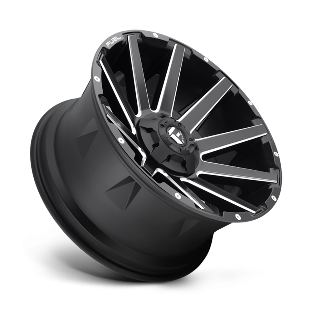 Felga aluminiowa D616 Contra Matte Black Milled Fuel - obrazek 3