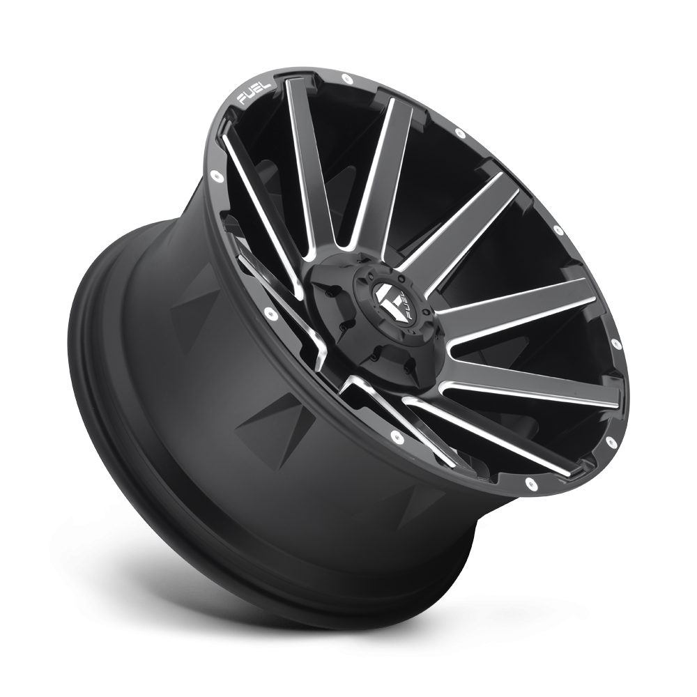 Felga aluminiowa D616 CONTRA Matte Black Milled FUEL - obrazek 3