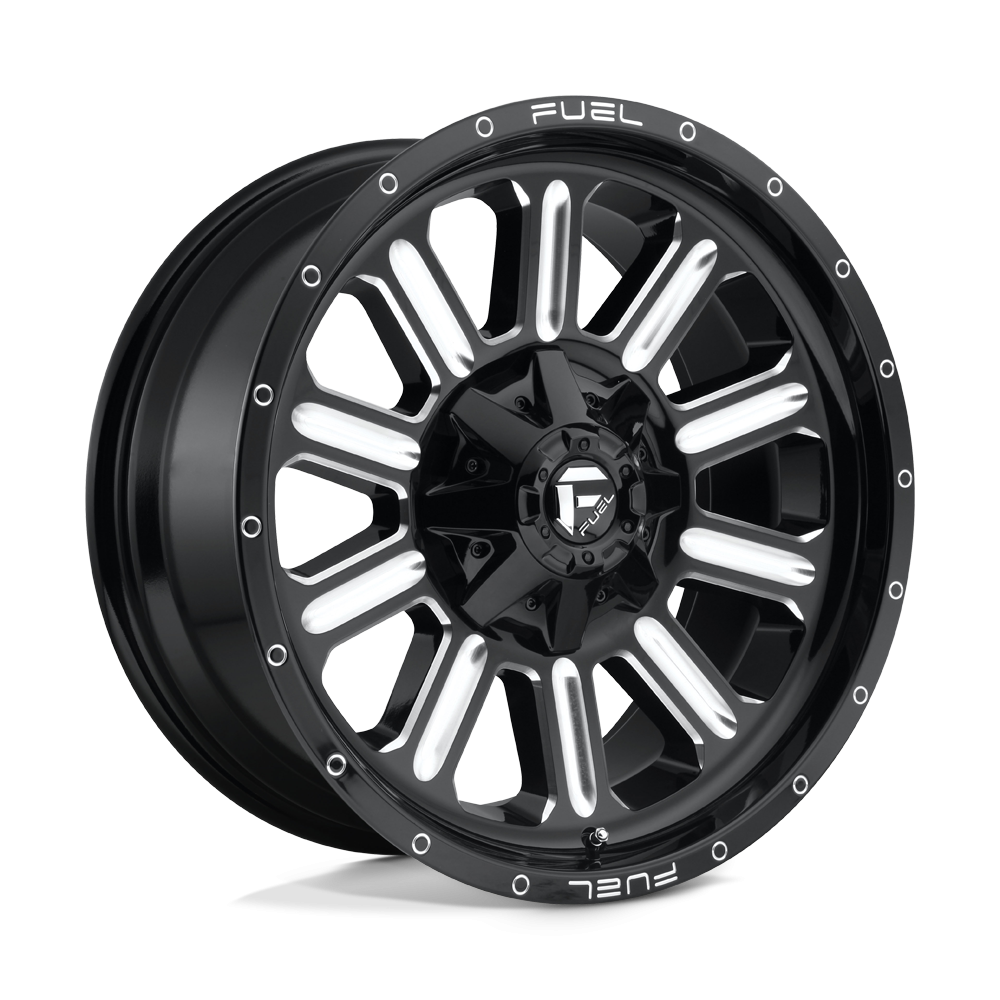 Felga aluminiowa D620 HARDLINE Gloss Black Milled FUEL