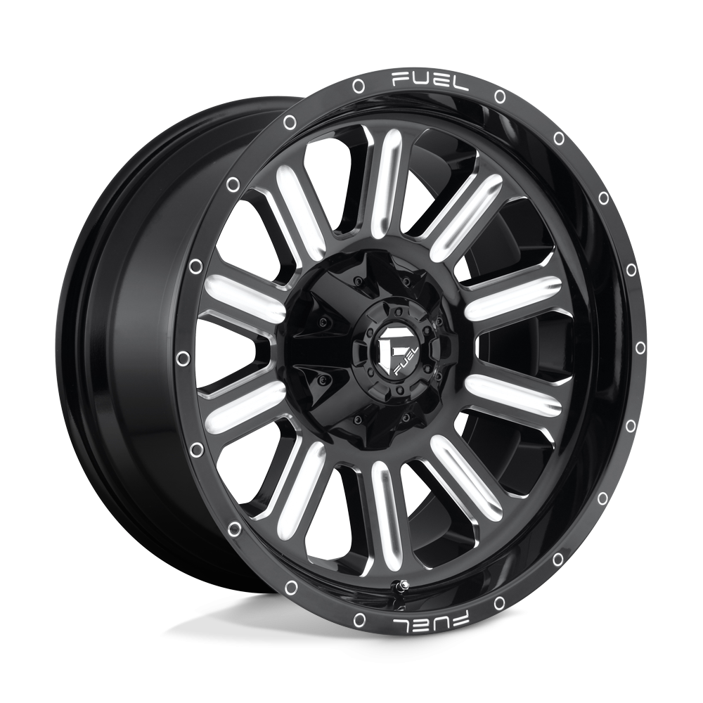 Felga aluminiowa D620 HARDLINE Gloss Black Milled FUEL