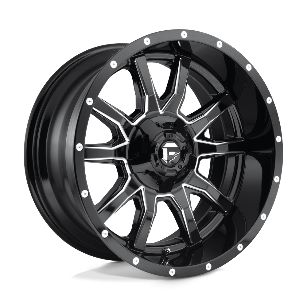 Felga aluminiowa D627 VANDAL Gloss Black Milled FUEL