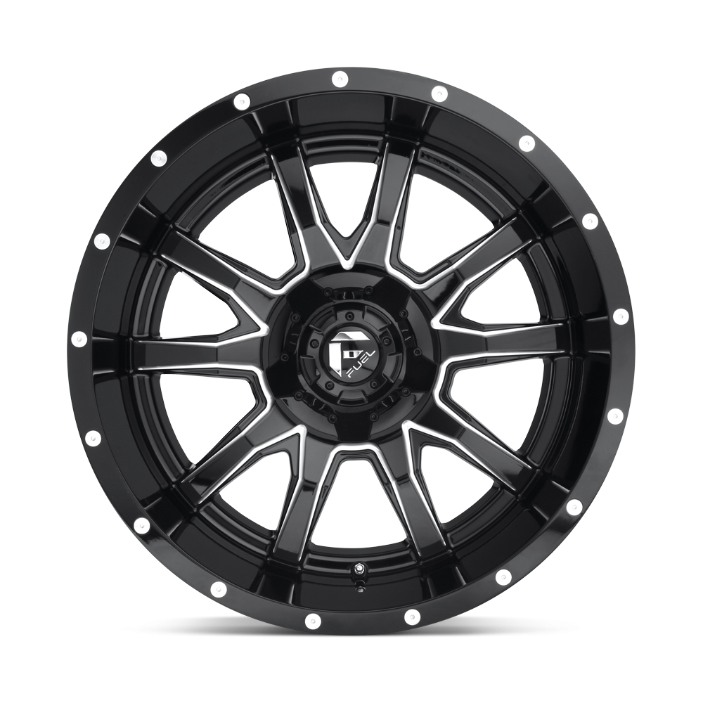 Felga aluminiowa D627 VANDAL Gloss Black Milled FUEL - Image 2