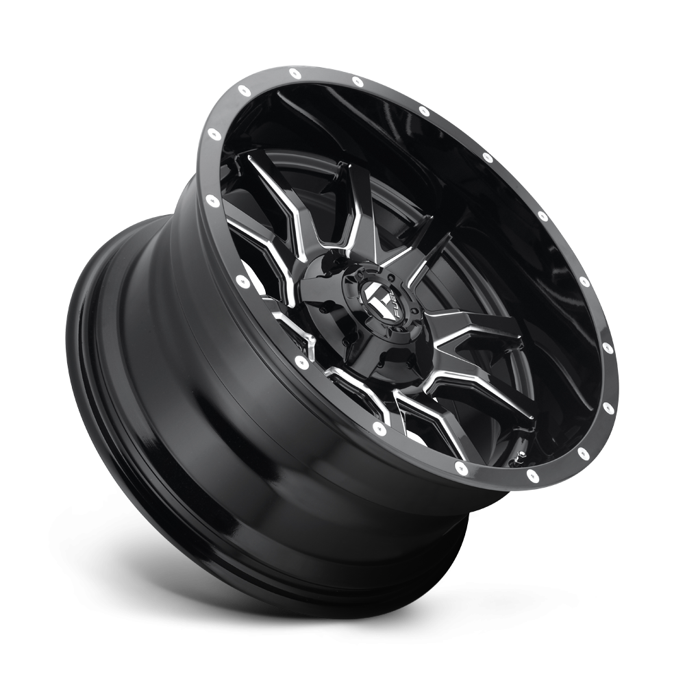 Felga aluminiowa D627 VANDAL Gloss Black Milled FUEL - Image 3