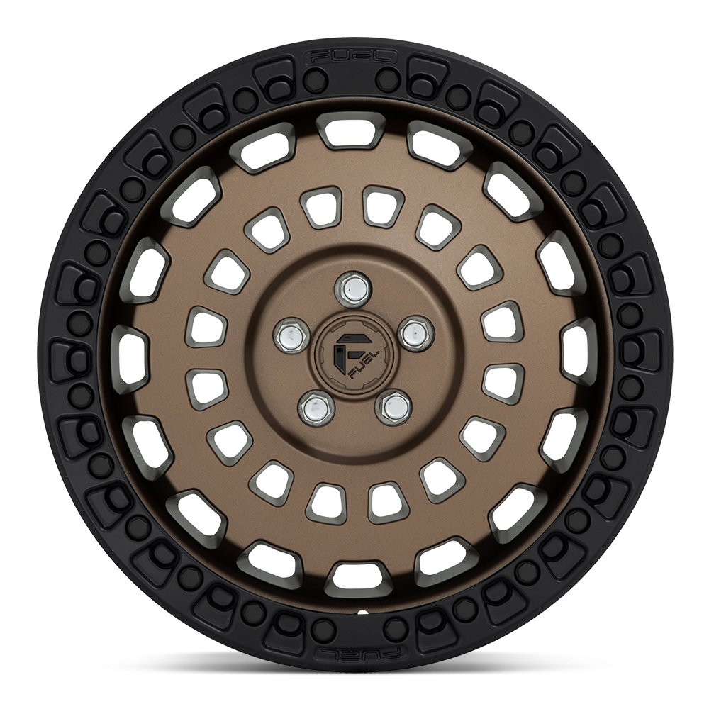 Felga aluminiowa D634 Zephyr Matte Bronze Black Bead Ring Fuel - obrazek 2
