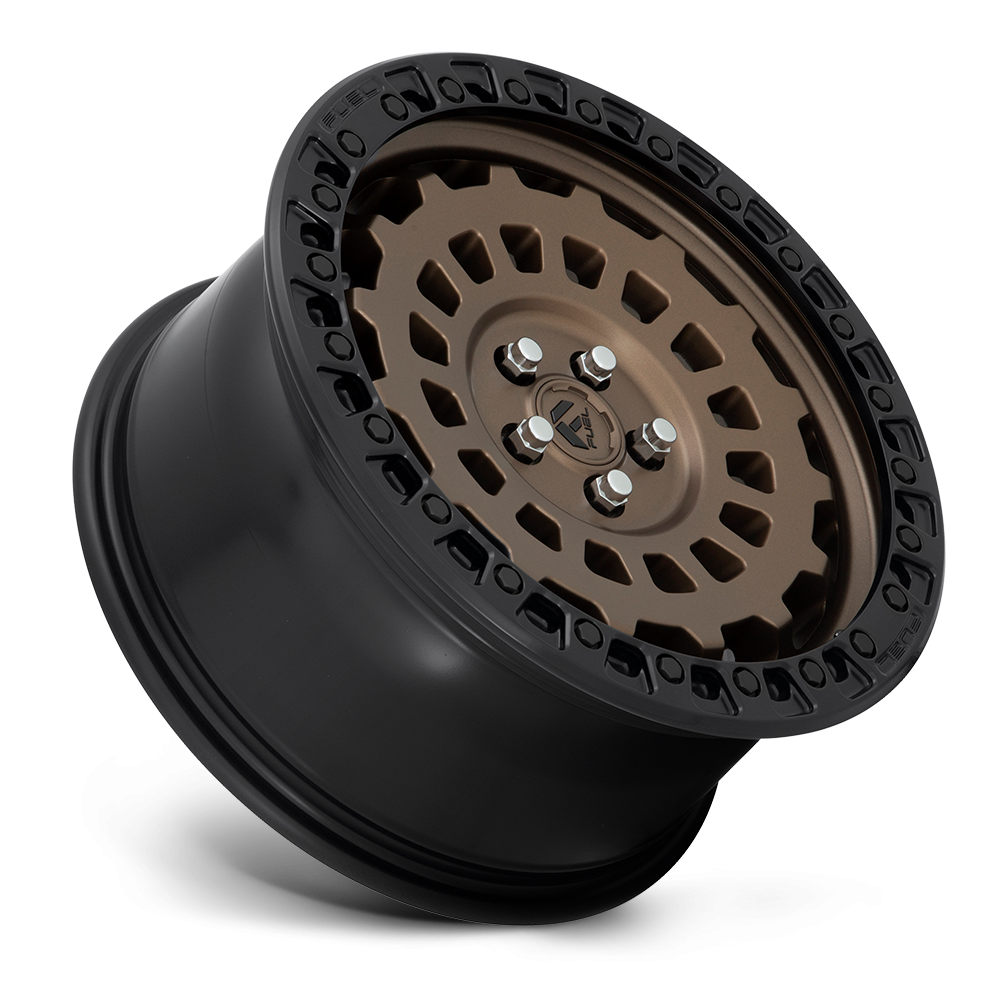 Felga aluminiowa D634 Zephyr Matte Bronze Black Bead Ring Fuel - obrazek 3