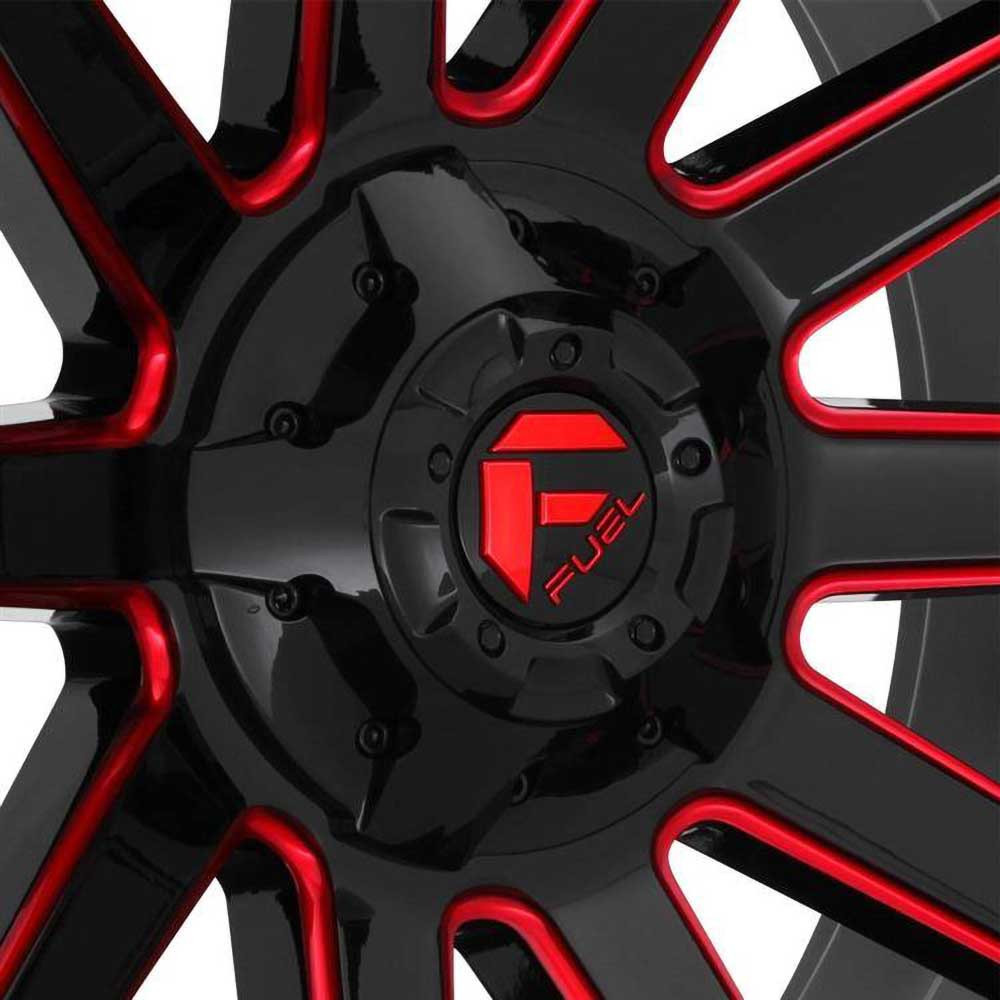 Felga aluminiowa D643 Contra Gloss Black/Candy Red Fuel - obrazek 4