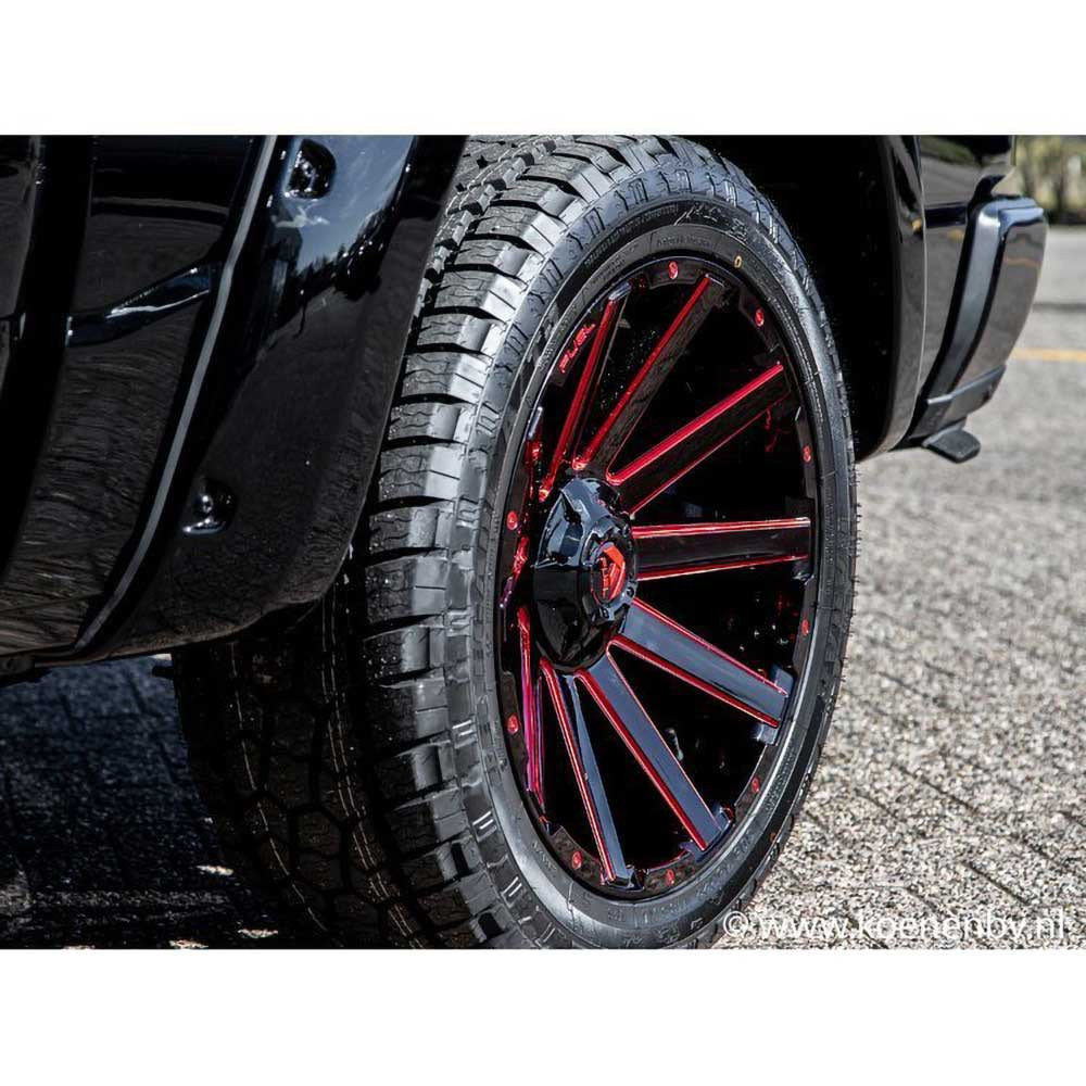 Felga aluminiowa D643 Contra Gloss Black/Candy Red Fuel - obrazek 5