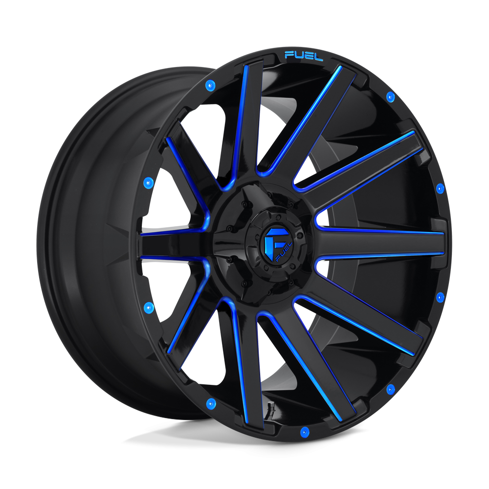 Felga aluminiowa D644 CONTRA Gloss Black Blue Tinted Clear FUEL