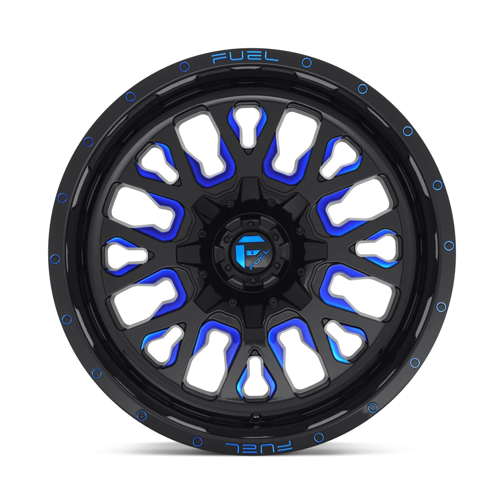 Felga aluminiowa D645 Stroke Gloss Black Blue Tinted Clear Fuel - Image 3