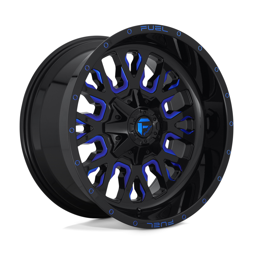 Felga aluminiowa D645 STROKE Gloss Black Blue Tinted Clear FUEL
