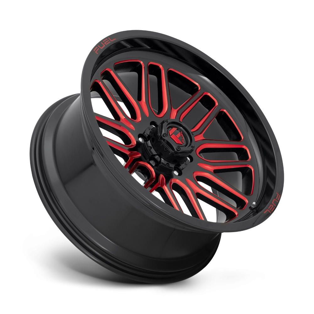 Felga aluminiowa D663 IGNITE Gloss Black Red Tinted Clear FUEL - Image 3