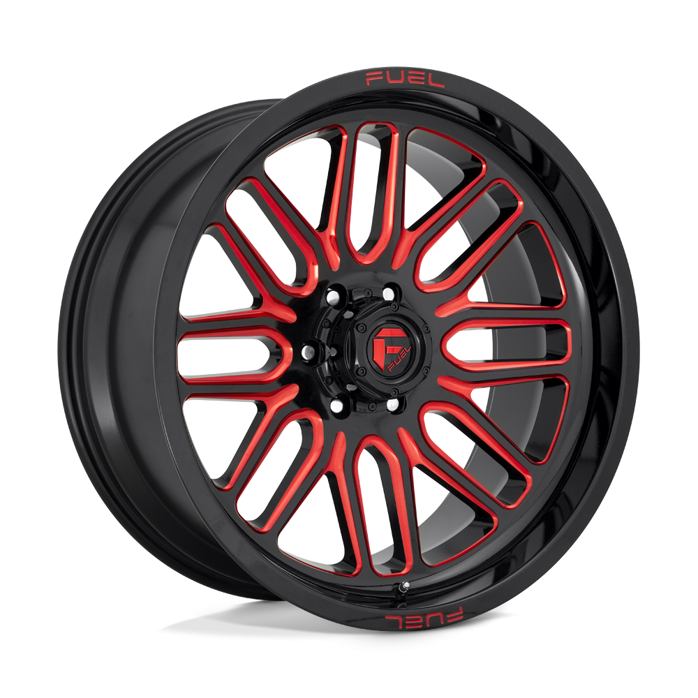 Felga aluminiowa D663 IGNITE Gloss Black Red Tinted Clear FUEL