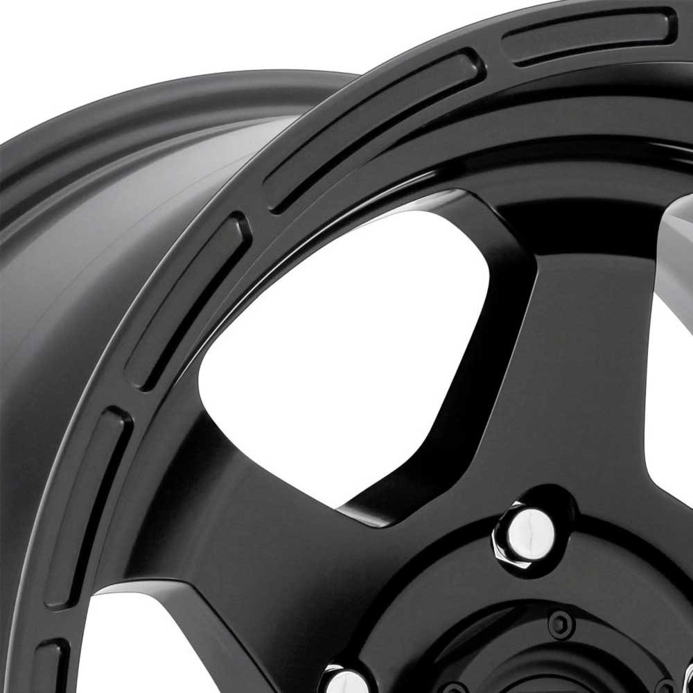 Felga aluminiowa D664 Shok Matte Black Fuel - obrazek 4
